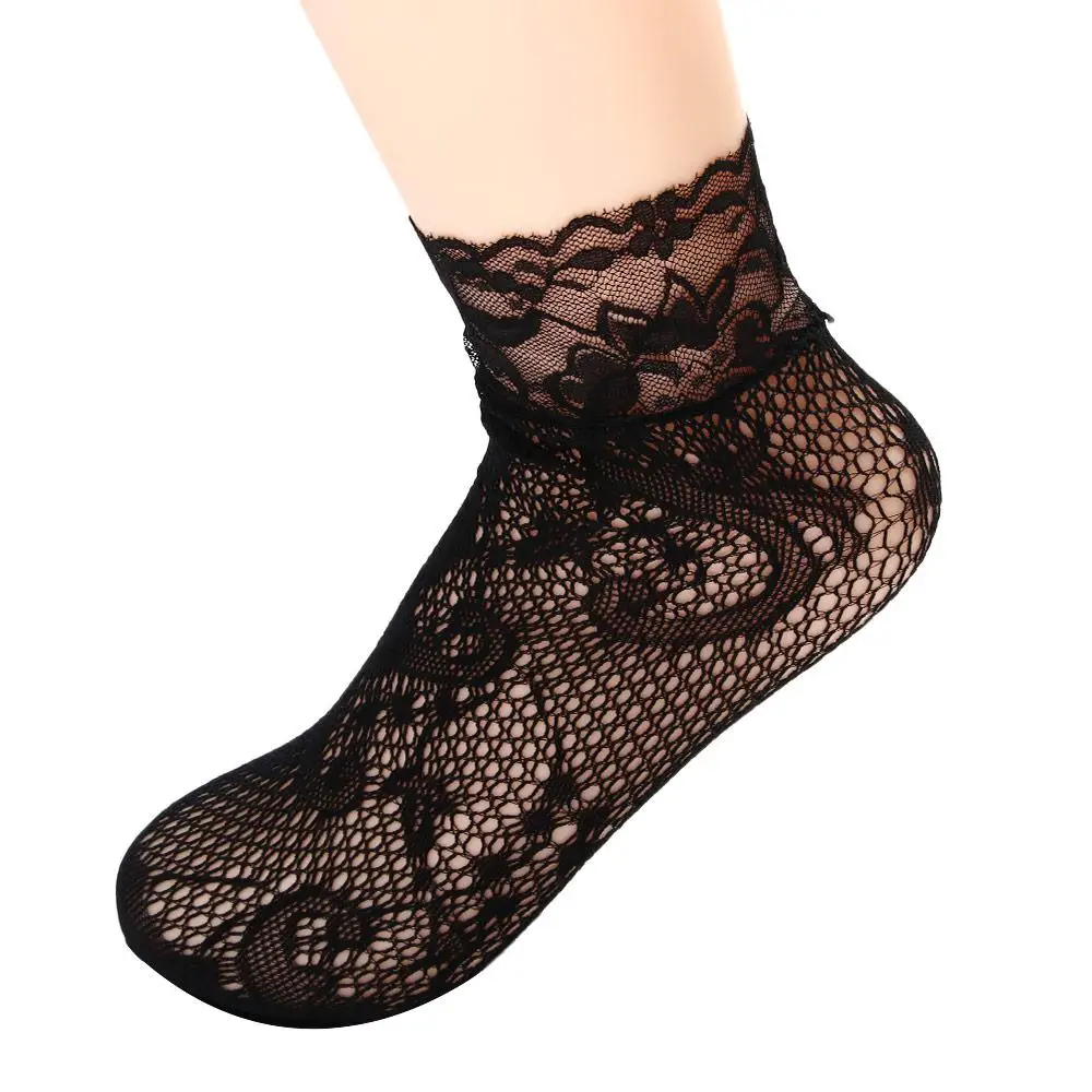 Charming High Quality Fashion Mesh Fishnet Black Ladies Ankle Short Lace Foot Socks Socks
Charming High Quality Fashion Mesh Fishnet Black Ladies Ankle Short Lace Foot Socks Socks