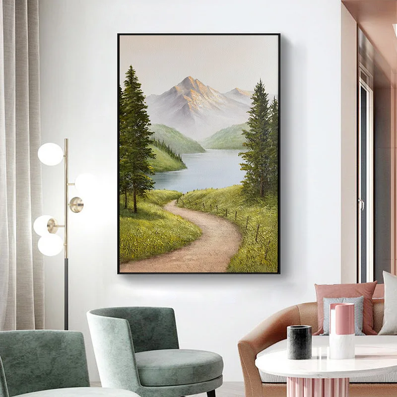 Landscape Jubao Pan Scenic Modern Back Mountain Decorative Canvas Painting Advanced Light Luxury
Landscape Jubao Pan Scenic Modern Back Mountain Decorative Canvas Painting Advanced Light Luxury