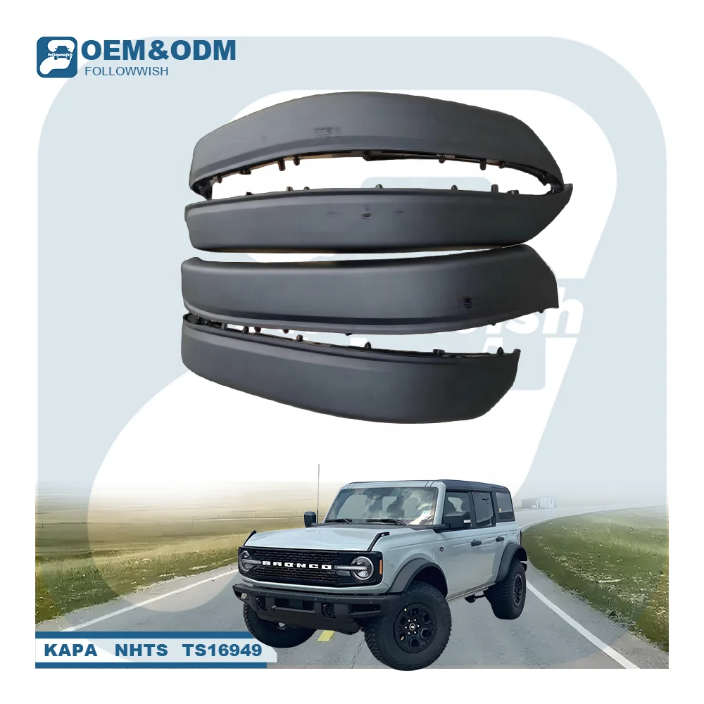Modification Followwish Car Repair Part Off-road Bronco Universal Wide Body Wheel Arch Fender Flares M1PB-S16D239-AB for Ford
Modification Followwish Car Repair Part Off-road Bronco Universal Wide Body Wheel Arch Fender Flares M1PB-S16D239-AB for Ford