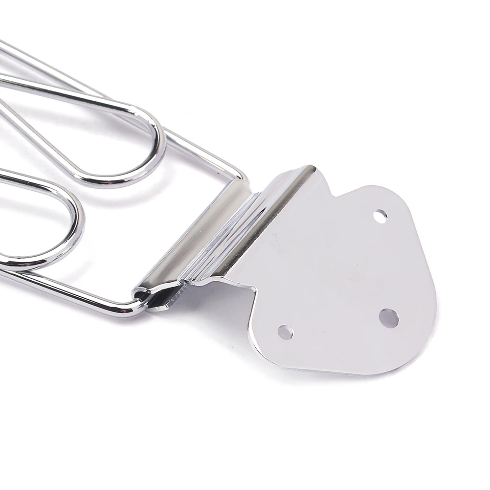 Ga411 6 String Silver Guitar Tailpiece Trapezoid Design Jazz Bridge Adjustable Height Screw Included
Ga411 6 String Silver Guitar Tailpiece Trapezoid Design Jazz Bridge Adjustable Height Screw Included