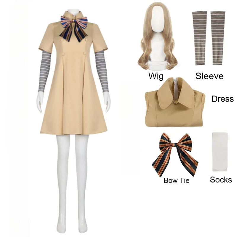 Horror Movie Cosplay Costume AI Doll Robot Dresses Uniform Wig Full Set for Women Halloween Carnival Party Clothes Role Play
Horror Movie Cosplay Costume AI Doll Robot Dresses Uniform Wig Full Set for Women Halloween Carnival Party Clothes Role Play