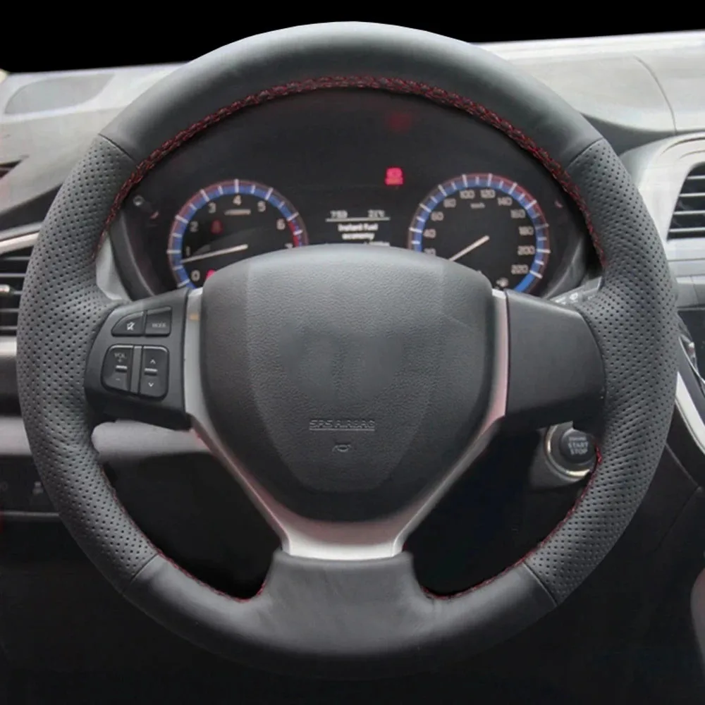Сделай сам, черная искусственная кожа, фотосессия для Suzuki Vitara 2015, Suzuki CELERIO чехол рулевого колеса автомобиля SX4 2013
Сделай сам, черная искусственная кожа, фотосессия для Suzuki Vitara 2015, Suzuki CELERIO чехол рулевого колеса автомобиля SX4 2013
