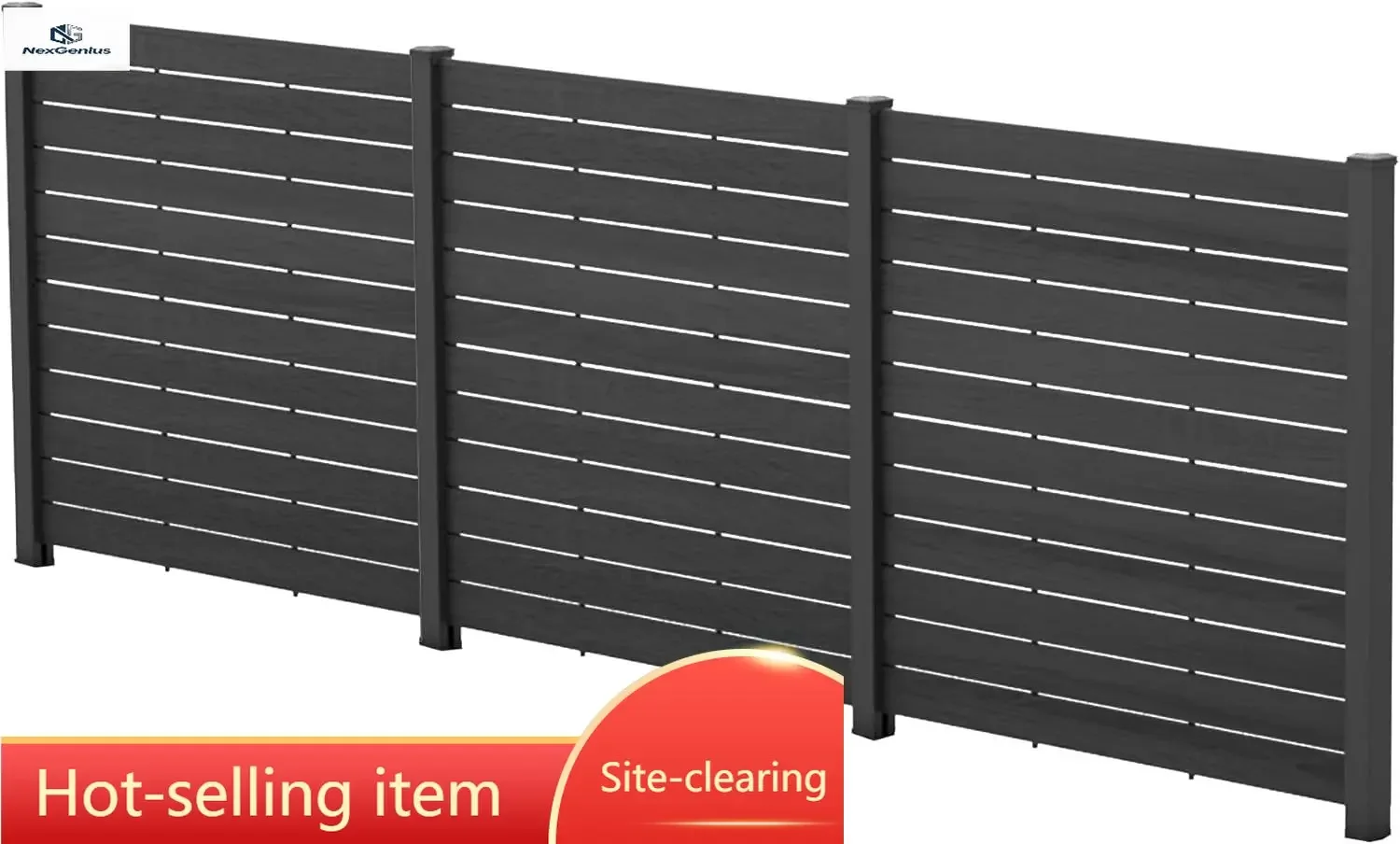 50" W x 48" H Privacy Screens Fence Panel Specifically for Hard Surfaces, Aluminum Post, Air Conditioner Fence Panels, Pool Equi
50" W x 48" H Privacy Screens Fence Panel Specifically for Hard Surfaces, Aluminum Post, Air Conditioner Fence Panels, Pool Equi