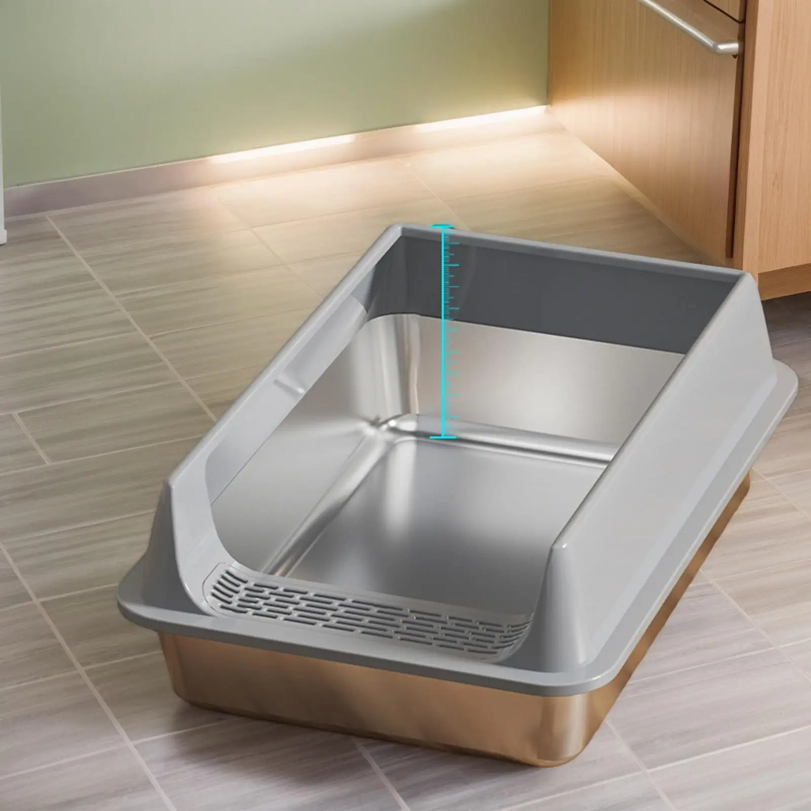 Big Cat Litter Box Splashproof Pet Litter Box Easy Clean Semi Enclosed Cat Toilet with Scoop for Dormitory Indoors Car Living
Big Cat Litter Box Splashproof Pet Litter Box Easy Clean Semi Enclosed Cat Toilet with Scoop for Dormitory Indoors Car Living
