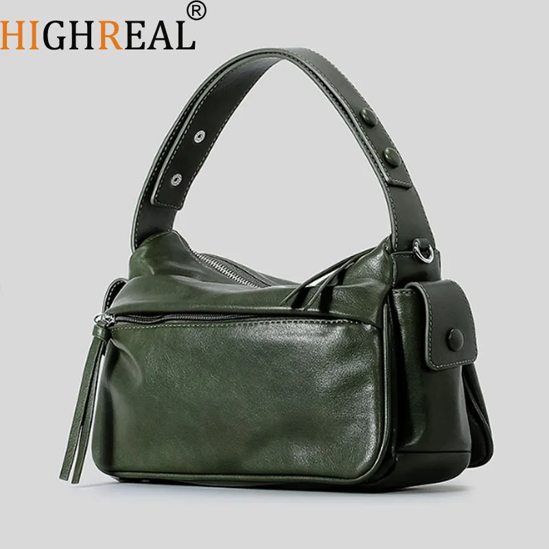 Fashion Soft Leather Tote Bag Women's New Luxury Commuter Single Bag High Quality Female Bags Crossbody Bag
Fashion Soft Leather Tote Bag Women's New Luxury Commuter Single Bag High Quality Female Bags Crossbody Bag