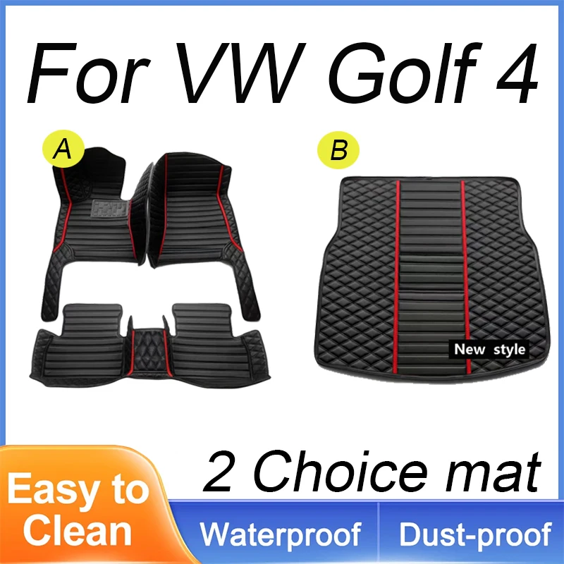 Custom Automotive Car Floor Mats For VW Golf 4 1999 2000 2001 2002 2003 Auto Luxury Leather Men Women Car Mats Full Coverage
Custom Automotive Car Floor Mats For VW Golf 4 1999 2000 2001 2002 2003 Auto Luxury Leather Men Women Car Mats Full Coverage