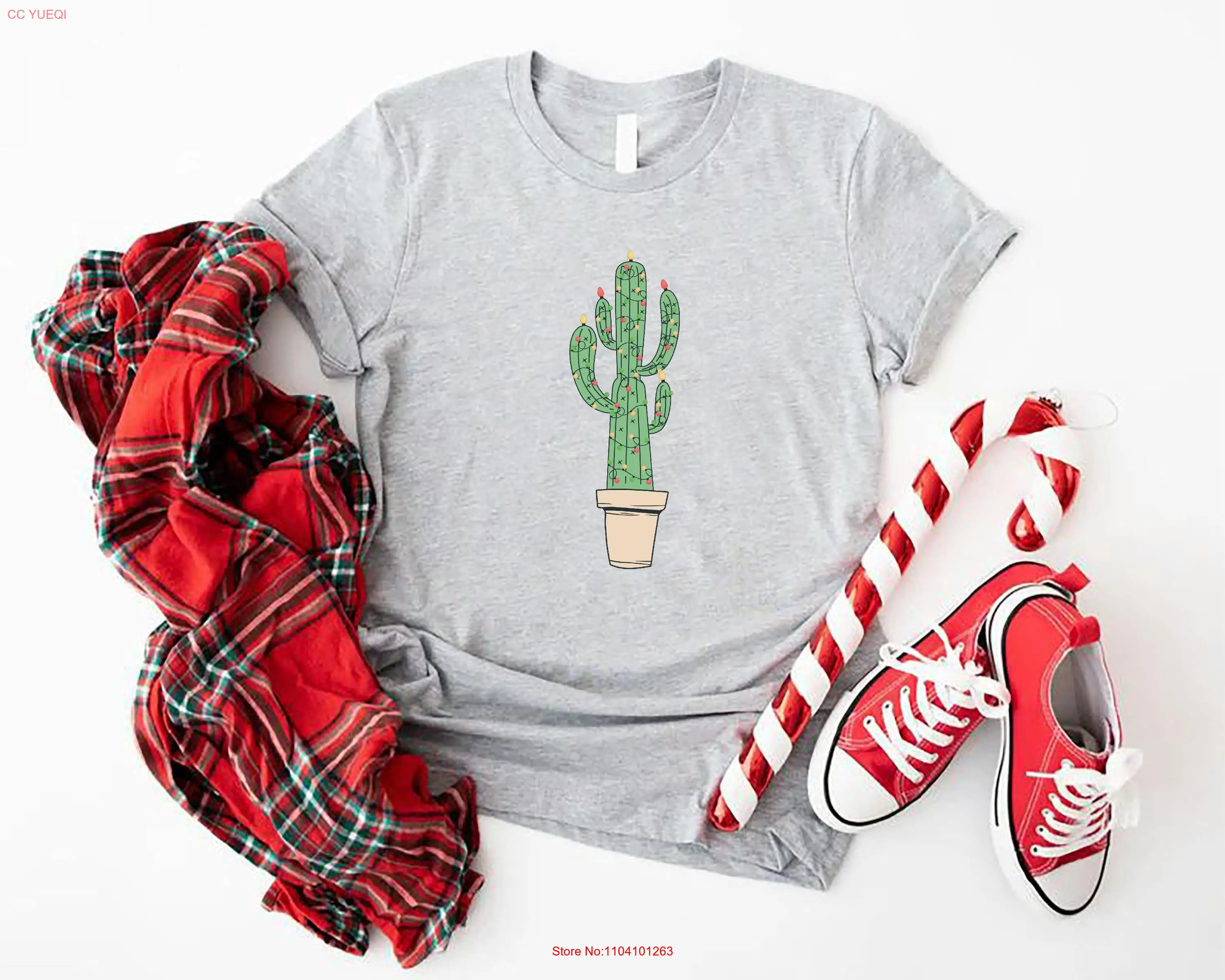Cactus Christmas T Shirt Cowboy Plant Lover Lights Xmas Matching long or short sleeves
Cactus Christmas T Shirt Cowboy Plant Lover Lights Xmas Matching long or short sleeves