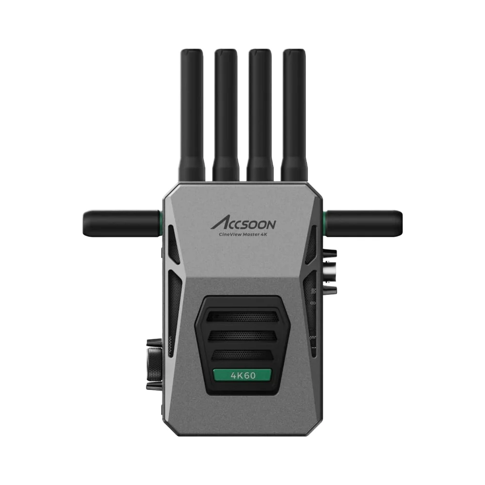 ACCSOON CineView Master 4K Беспроводная передача видео 2,5 км 2,4 ГГц 6 ГГц 5 ГГц трехдиапазонный и DFS для Iph One CineView Master 4K
ACCSOON CineView Master 4K Беспроводная передача видео 2,5 км 2,4 ГГц 6 ГГц 5 ГГц трехдиапазонный и DFS для Iph One CineView Master 4K