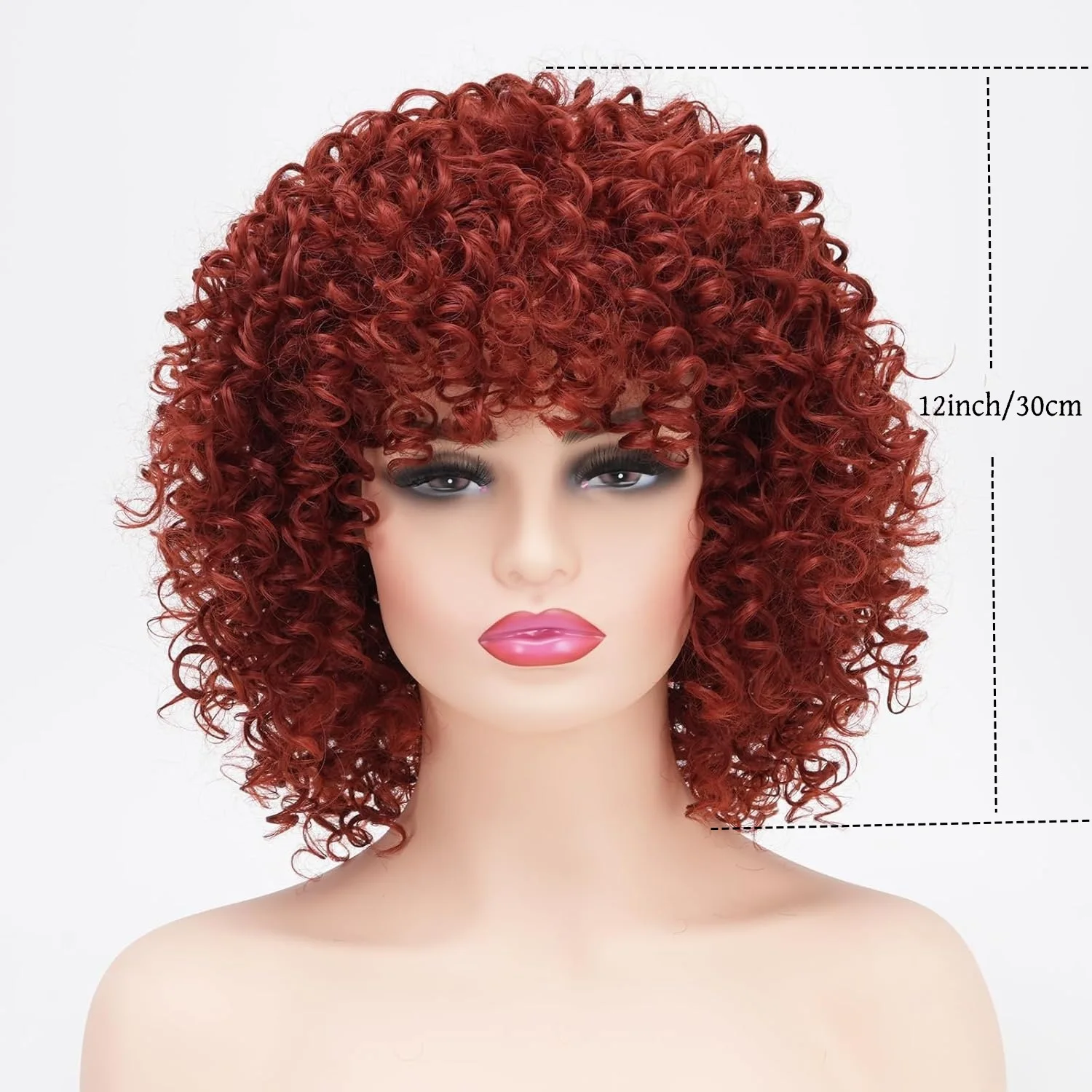 Fashion Synthetic Short Afro Curly Wig for Women, High Temperature Fiber Volumizing Kinky Wigs, Micro Wave Style, Party Cosplay
Fashion Synthetic Short Afro Curly Wig for Women, High Temperature Fiber Volumizing Kinky Wigs, Micro Wave Style, Party Cosplay