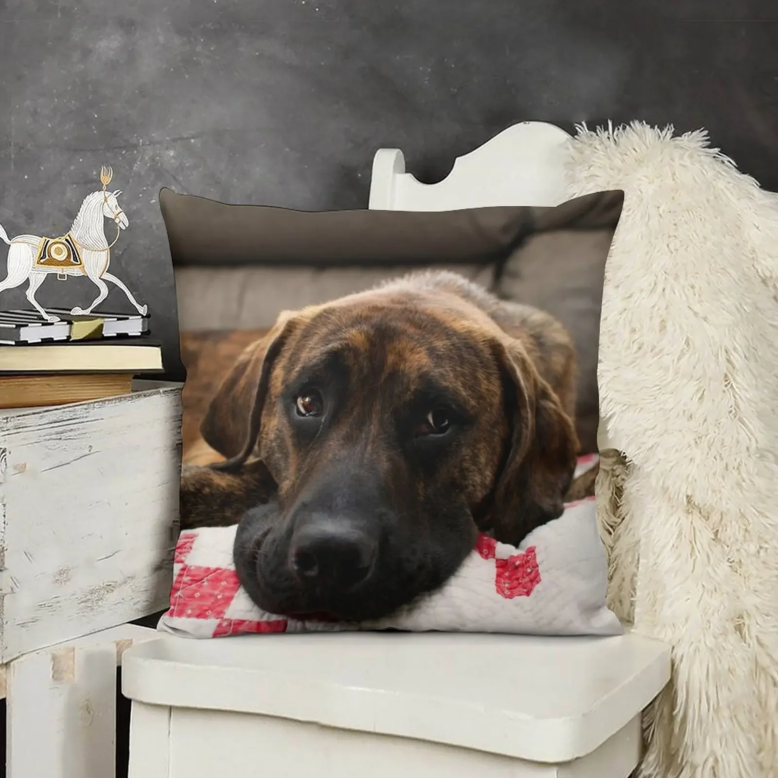 Brindle Mastiff Mix Dog Throw Pillow Pillowcases Bed Cushions Elastic Cover For Sofa Pillows Aesthetic pillow
Brindle Mastiff Mix Dog Throw Pillow Pillowcases Bed Cushions Elastic Cover For Sofa Pillows Aesthetic pillow