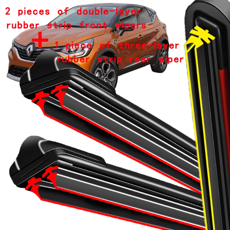 For Renault Captur Kaptur 2016-2020 2017 2018 2019 Wiper Front&Rear Wiper Blades Windshield Windscreen Window Brushes 26"16"12"
For Renault Captur Kaptur 2016-2020 2017 2018 2019 Wiper Front&Rear Wiper Blades Windshield Windscreen Window Brushes 26"16"12"