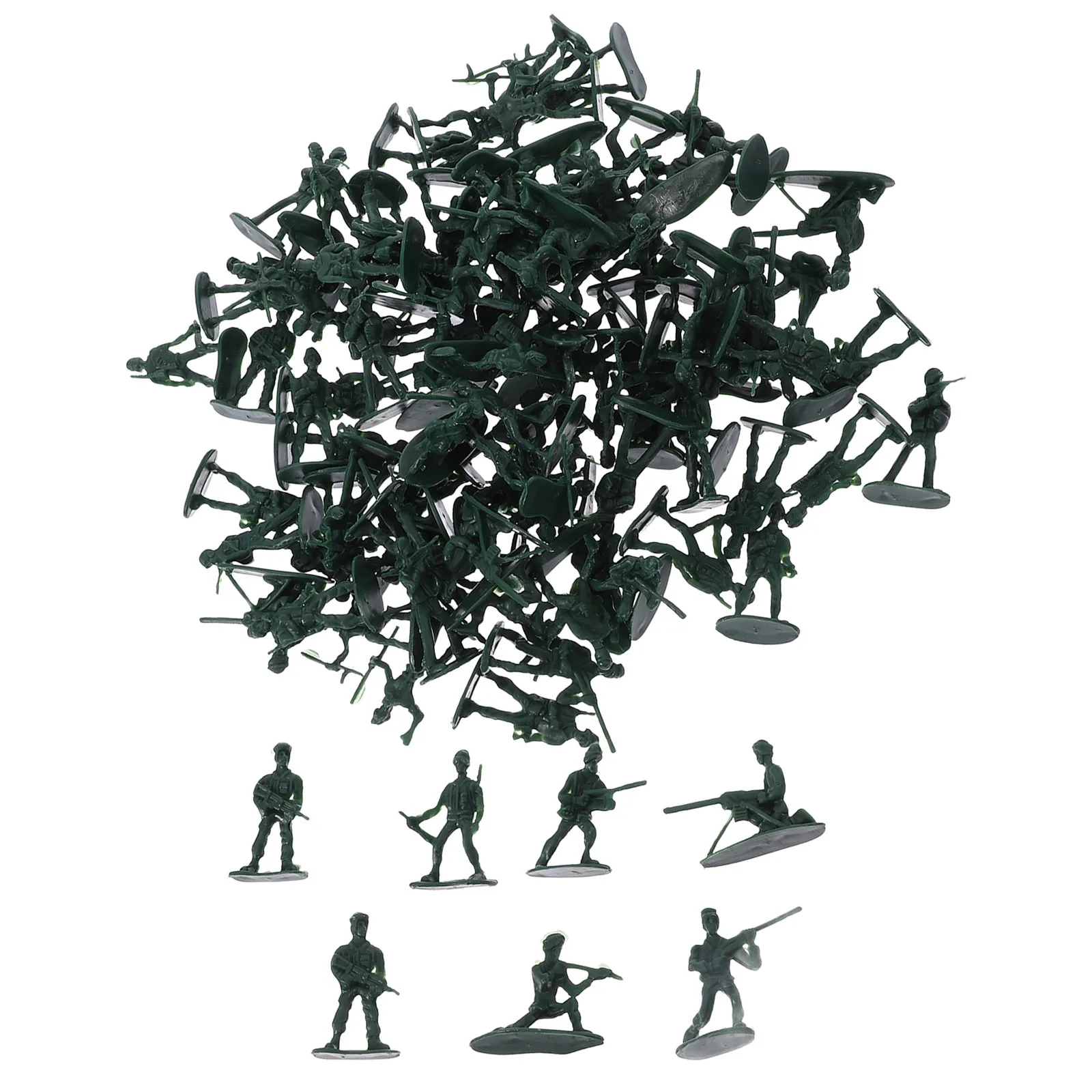 100Pcs Realistic Soldier Models Mini Decors for Sand Tray Miniatures Tabletop Display Home Office Decoration Accessories
100Pcs Realistic Soldier Models Mini Decors for Sand Tray Miniatures Tabletop Display Home Office Decoration Accessories