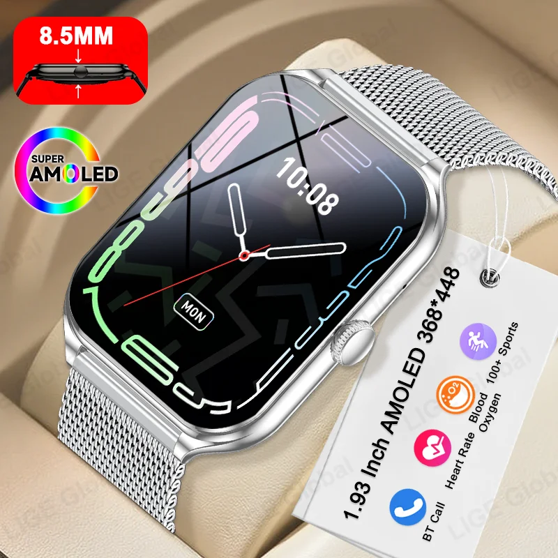 LIGE AMOLED Ultra Thin Smartwatch New 8.5MM Men Women Watch Health Monitor Waterproof Voice Assistant Bluetooth Call Smart Watch
LIGE AMOLED Ultra Thin Smartwatch New 8.5MM Men Women Watch Health Monitor Waterproof Voice Assistant Bluetooth Call Smart Watch
