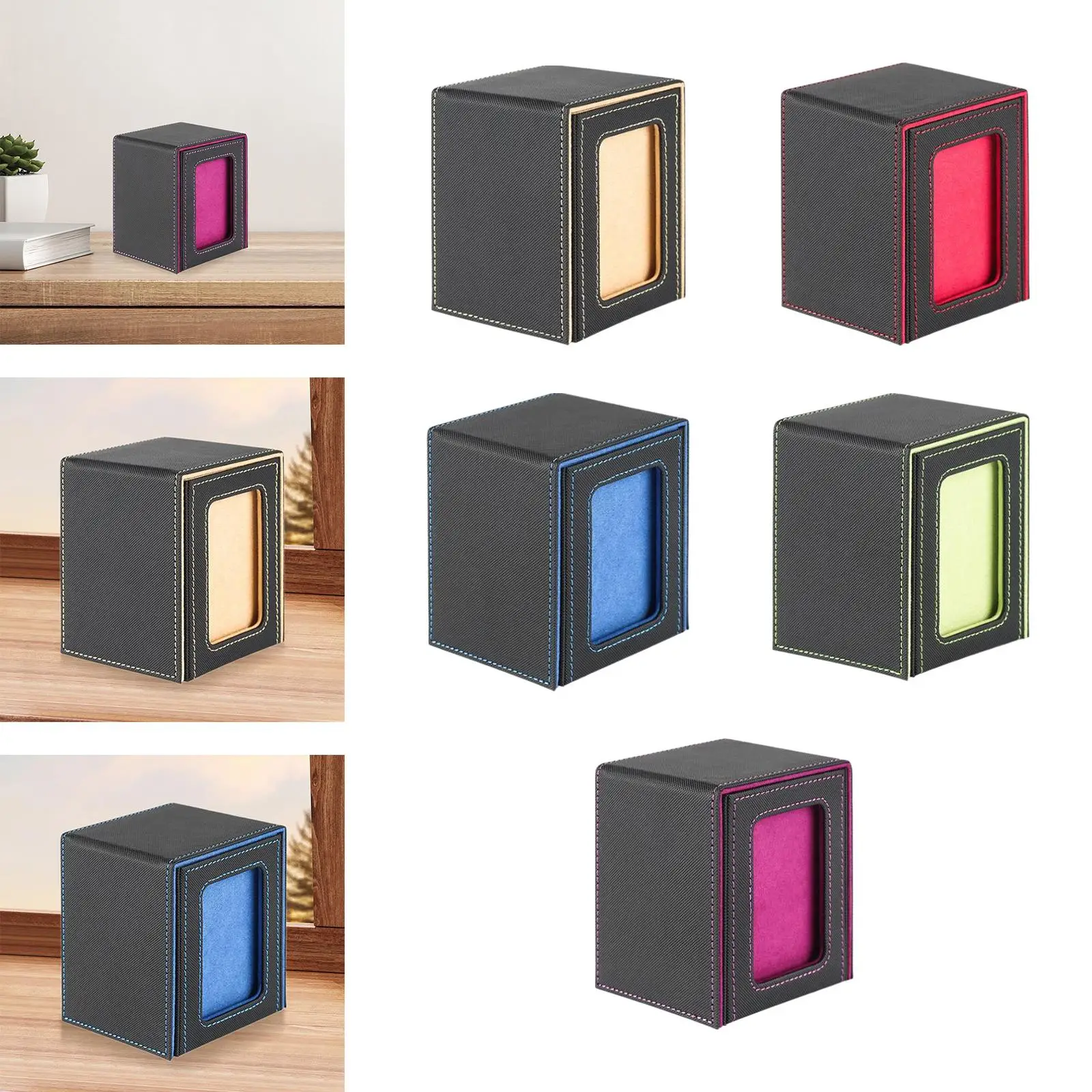 Trading Card Deck Box Scratch Resistant Magnetic Closure PU Leather Holds 100+ Cards for Collectible Cards Collection Cards
Trading Card Deck Box Scratch Resistant Magnetic Closure PU Leather Holds 100+ Cards for Collectible Cards Collection Cards