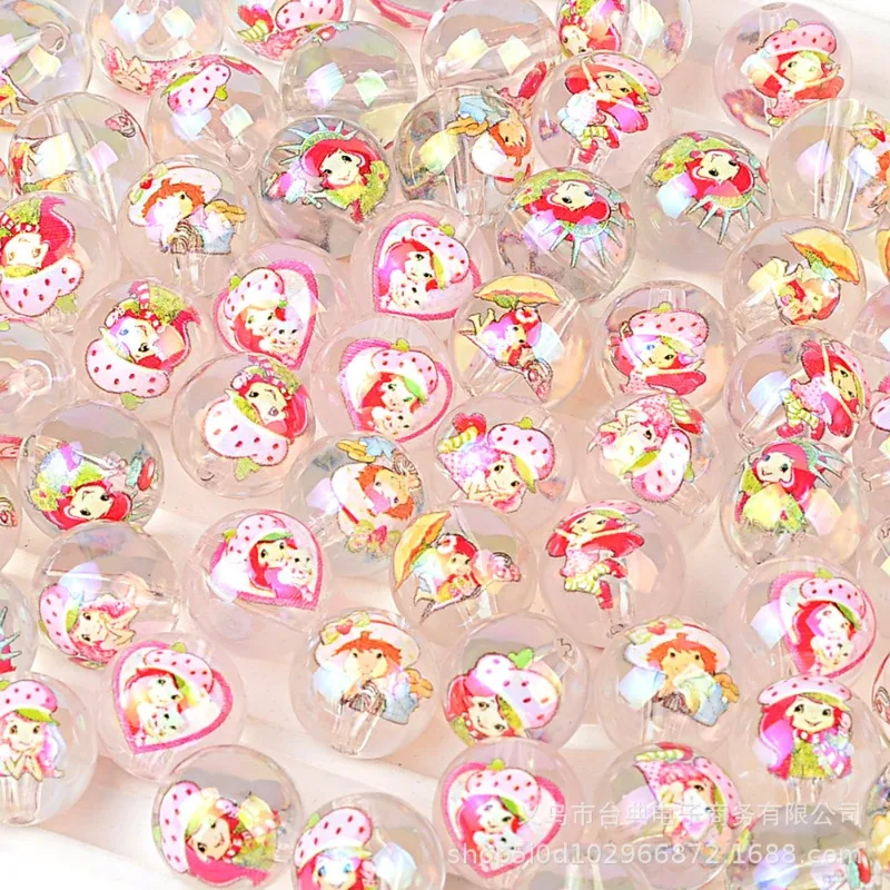 UV Plated Cartoon Strawberry Girl Printed Beads Diy Beaded Pen Mobile Phone Chain Keychain Car Pendant Multiple Styles
UV Plated Cartoon Strawberry Girl Printed Beads Diy Beaded Pen Mobile Phone Chain Keychain Car Pendant Multiple Styles