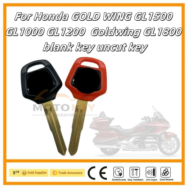 Blank Key Motorcycle Replace Uncut Keys For Honda GOLD WING GL1500 GL1000 GL1200 2000-2011 Goldwing GL1800
Blank Key Motorcycle Replace Uncut Keys For Honda GOLD WING GL1500 GL1000 GL1200 2000-2011 Goldwing GL1800