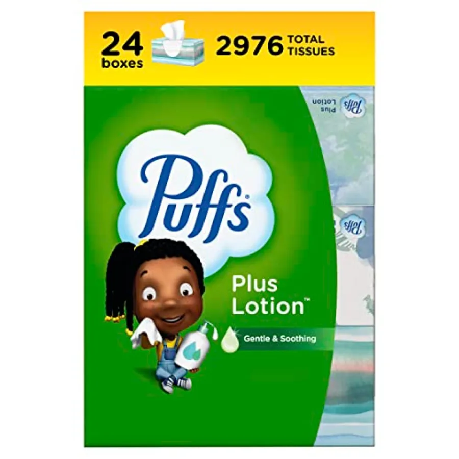 Салфетки для лица Puffs Plus Lotion, 24 семейных упаковки, 124 салфетки в каждой упаковке
Салфетки для лица Puffs Plus Lotion, 24 семейных упаковки, 124 салфетки в каждой упаковке