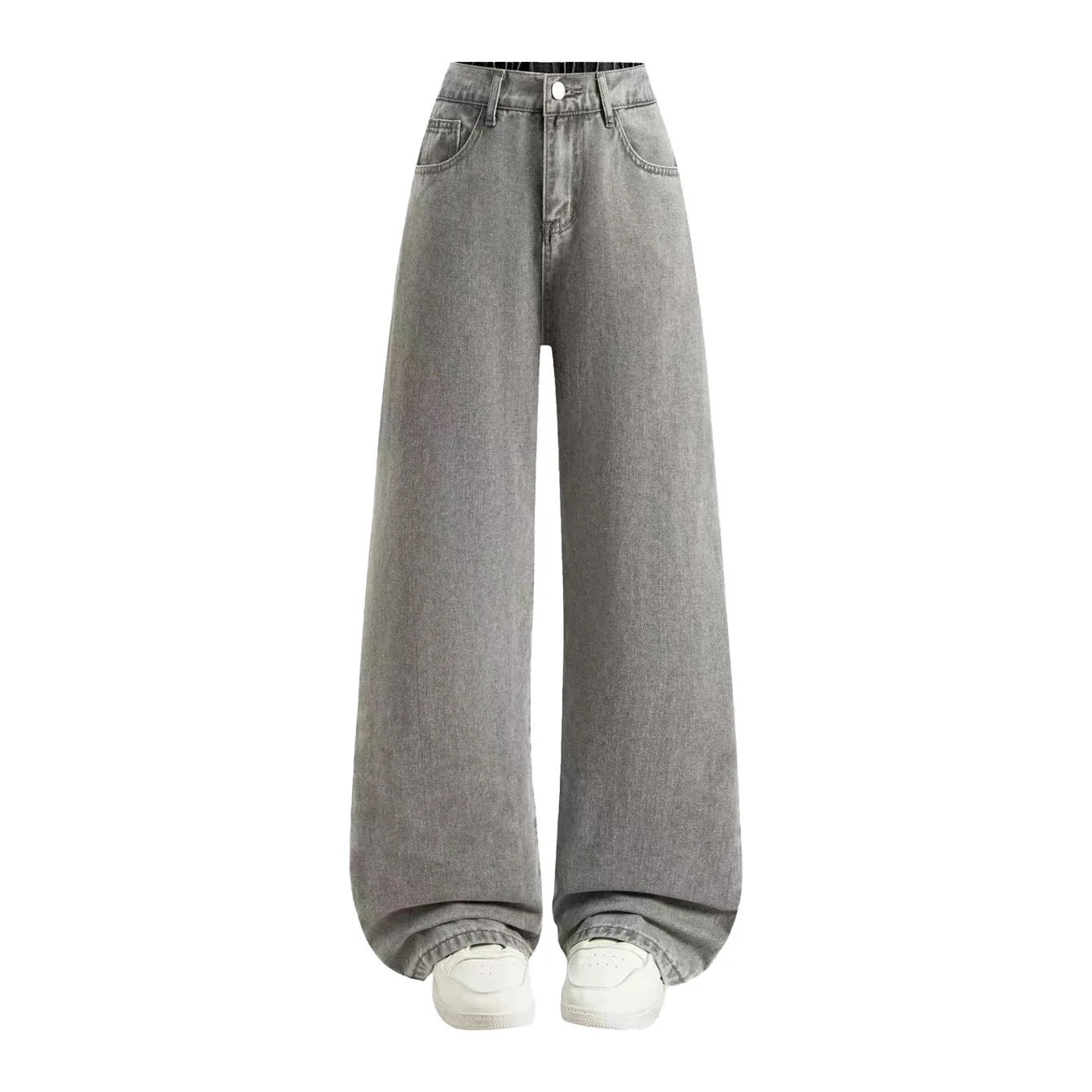 Teen Boys Light Grey Casual Wide Leg Jeans 13-16Y, Vintage Loose Fit Straight Denim Pants, White Contrast Stitching Baggy Trouse
Teen Boys Light Grey Casual Wide Leg Jeans 13-16Y, Vintage Loose Fit Straight Denim Pants, White Contrast Stitching Baggy Trouse