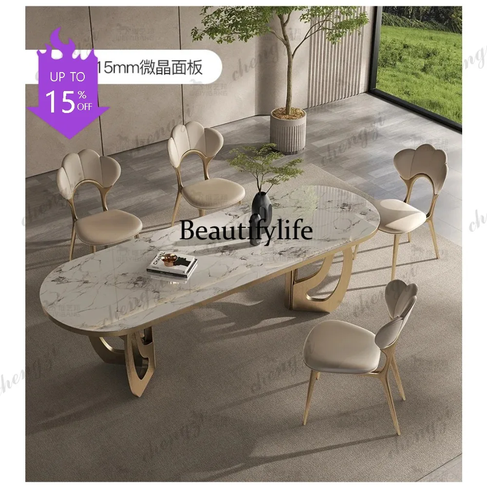 07 luxury Kitcjen Dining Table Set 6 People Desk legs metal Marble Dining Table Coffee Multifunctional mesa comedor
07 luxury Kitcjen Dining Table Set 6 People Desk legs metal Marble Dining Table Coffee Multifunctional mesa comedor