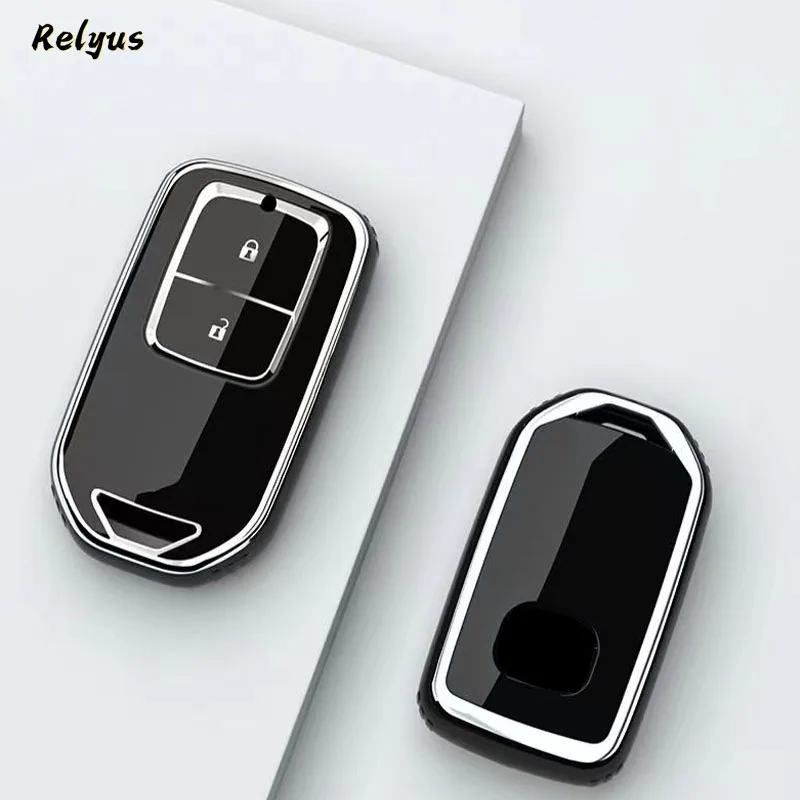 New Soft TPU Car Remote Key Case Cover Shell Fob for Honda Vezel city civic Jazz BRV BR-V HRV Protector Keychain Accessories
New Soft TPU Car Remote Key Case Cover Shell Fob for Honda Vezel city civic Jazz BRV BR-V HRV Protector Keychain Accessories