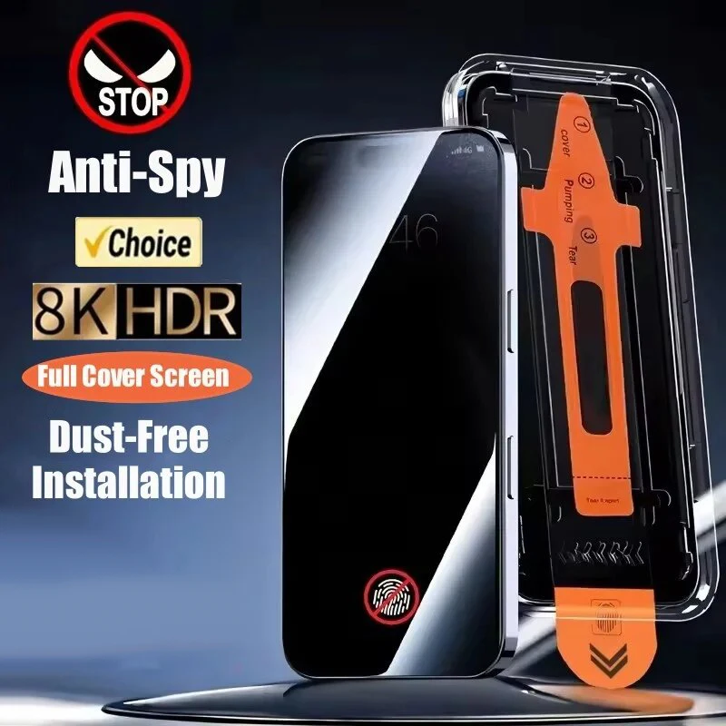 Dust Free Install Anti-Spy Peep Privacy Screen Protector for Huawei Nova 14 9z 10 SE 11i 12S 13 Pro 15 Max Tempered Glass Film
Dust Free Install Anti-Spy Peep Privacy Screen Protector for Huawei Nova 14 9z 10 SE 11i 12S 13 Pro 15 Max Tempered Glass Film