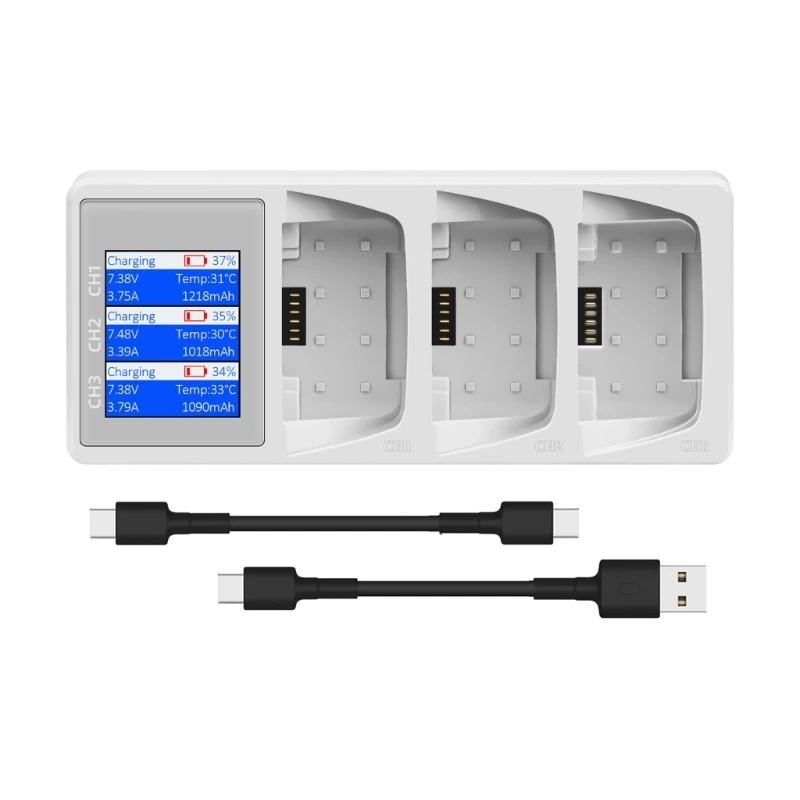 Q22A Зарядка аккумулятора дронов Летная батарея Быстрая зарядка USB-зарядная станция с цифровым дисплеем для аксессуаров для
Q22A Зарядка аккумулятора дронов Летная батарея Быстрая зарядка USB-зарядная станция с цифровым дисплеем для аксессуаров для