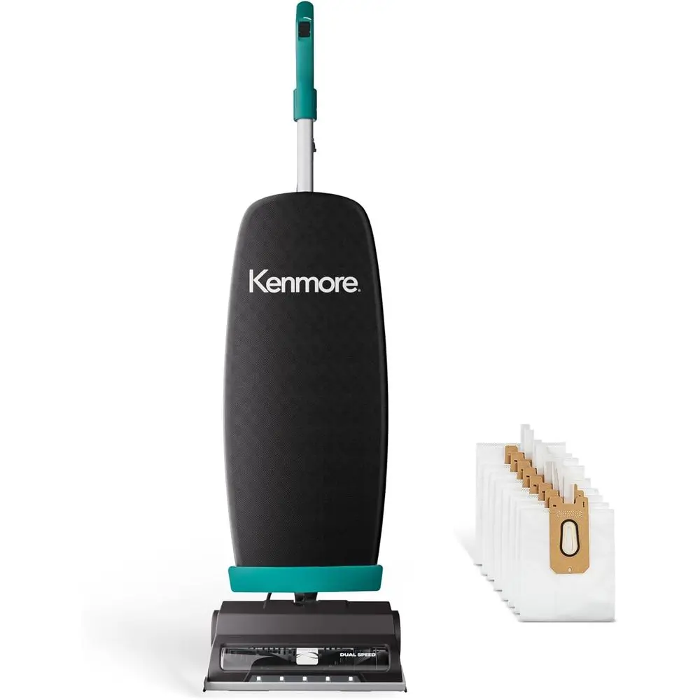 14L Commercial Bagged Upright Vacuum Cleaner with LED Light and 2-Speed Suction for Pet Hair, Carpets, and Hard Floors
14L Commercial Bagged Upright Vacuum Cleaner with LED Light and 2-Speed Suction for Pet Hair, Carpets, and Hard Floors