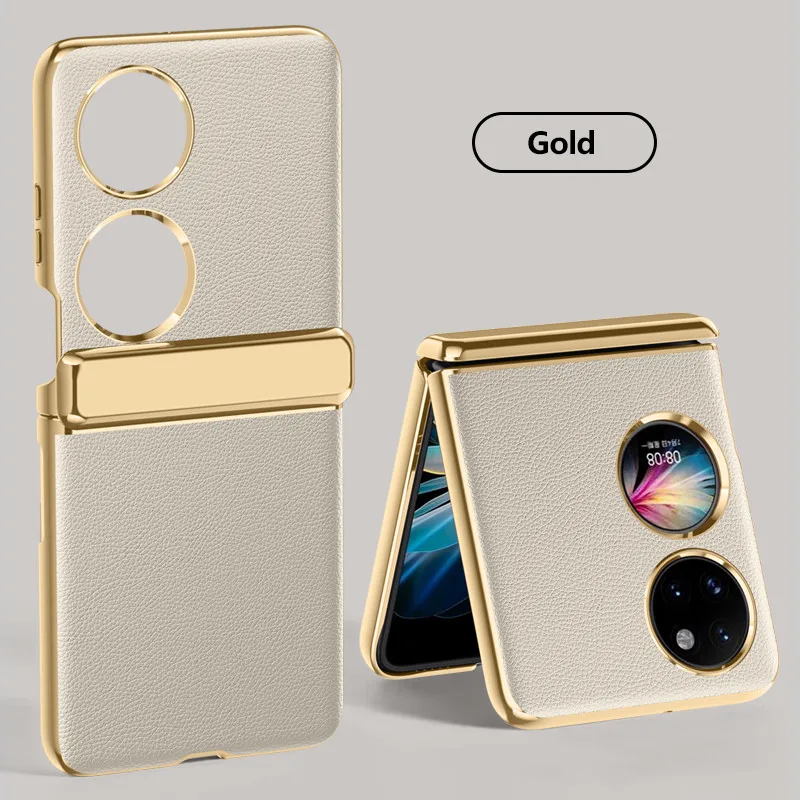 Luxury Plating Plated Leather Hinge Phone Case For Huawei P50Pocket Pocket S Lens Protection Back Cover
Luxury Plating Plated Leather Hinge Phone Case For Huawei P50Pocket Pocket S Lens Protection Back Cover