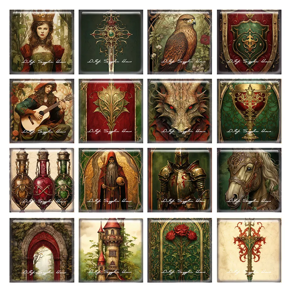 10pcs/lots Gothic Red Green Horse Dragon Square Photo Glass Cabochon Flatback Demo Flat Back Cameo For Diy Jewelry Making
10pcs/lots Gothic Red Green Horse Dragon Square Photo Glass Cabochon Flatback Demo Flat Back Cameo For Diy Jewelry Making