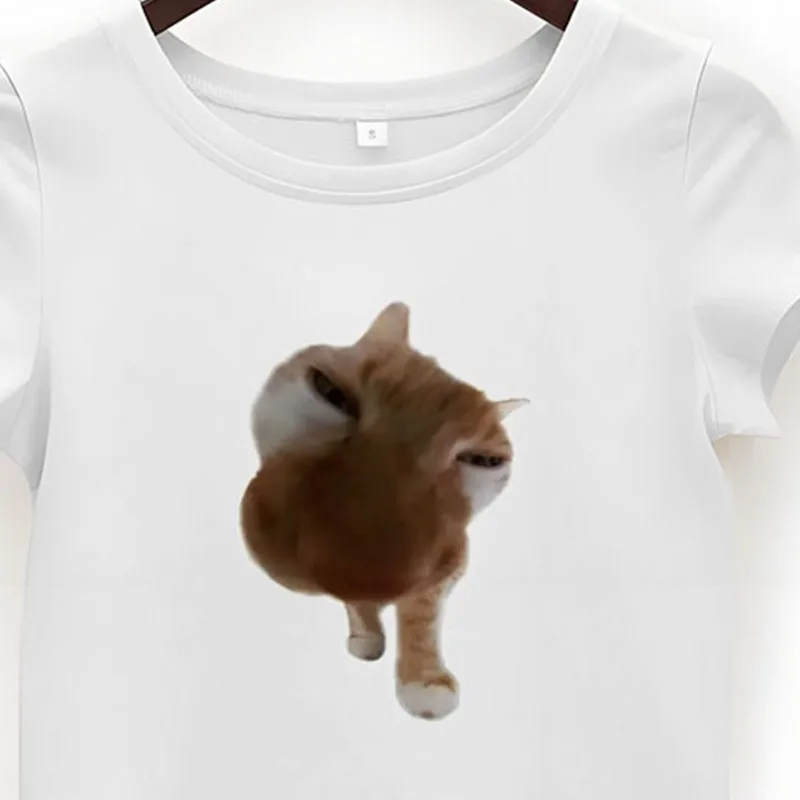 "Cross-border Exclusive! Solid Funny Cat Print Crop T-Shirt - Loose Fit Slim|Instagram Casual"
"Cross-border Exclusive! Solid Funny Cat Print Crop T-Shirt - Loose Fit Slim|Instagram Casual"