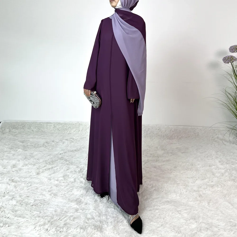 Modest Nida Abaya Eid Ramadan Solid Color Dubai Luxury Robe Femme Musulmane Simple Muslim Women Dress Islamic Clothing Dresses
Modest Nida Abaya Eid Ramadan Solid Color Dubai Luxury Robe Femme Musulmane Simple Muslim Women Dress Islamic Clothing Dresses