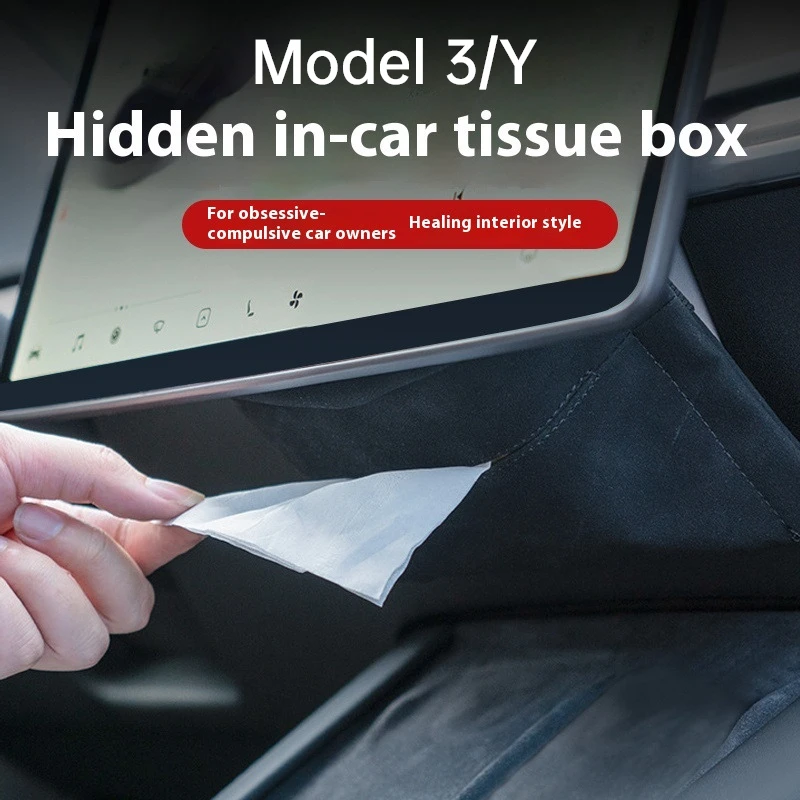 Fit For Tesla Model 3 Highland Model Y Juniper Car Tissue Box Invisible Storage Bag Interior Modification Accessories
Fit For Tesla Model 3 Highland Model Y Juniper Car Tissue Box Invisible Storage Bag Interior Modification Accessories