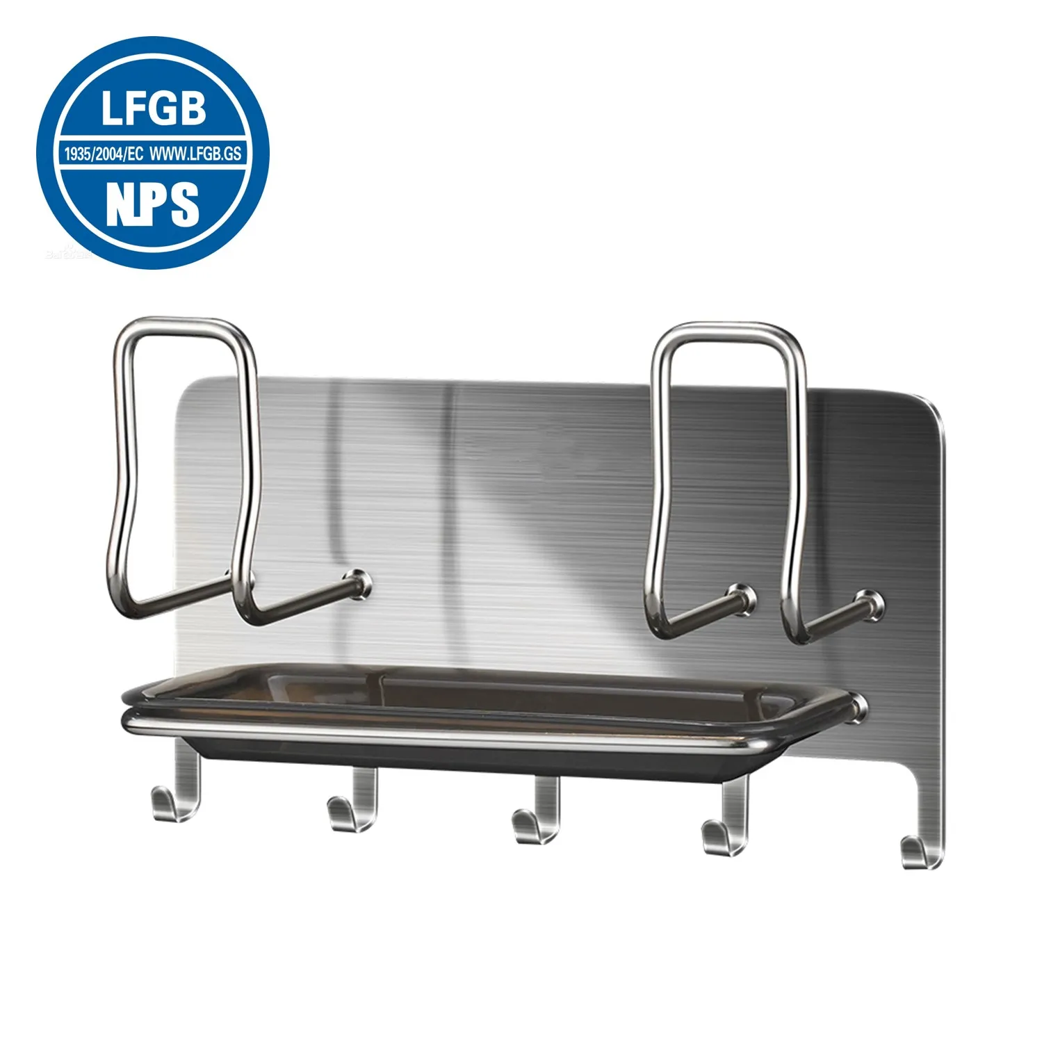 LFGB Certificated 304 Stainless Steel Pot Cover Rack Ventilation Kitchen Cutting Board Holder Patent Designed Cookware Hanger
LFGB Certificated 304 Stainless Steel Pot Cover Rack Ventilation Kitchen Cutting Board Holder Patent Designed Cookware Hanger