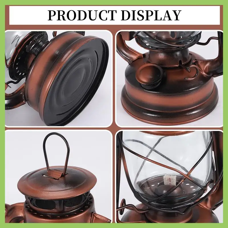 25Cm Iron Antique Bronze Oil Lanterns (Cover) Nostalgic Portable Outdoor Camping Lamp Leak Proof Seal Outdoor Camping Light
25Cm Iron Antique Bronze Oil Lanterns (Cover) Nostalgic Portable Outdoor Camping Lamp Leak Proof Seal Outdoor Camping Light