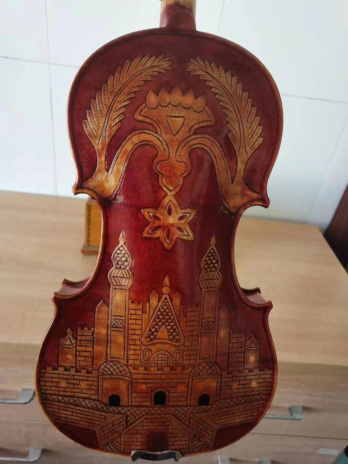Musical Instruments 4/4 Size Violin Solid Flamed Maple Back Spruce Top Hand Carved Nice Sound K3163
Musical Instruments 4/4 Size Violin Solid Flamed Maple Back Spruce Top Hand Carved Nice Sound K3163