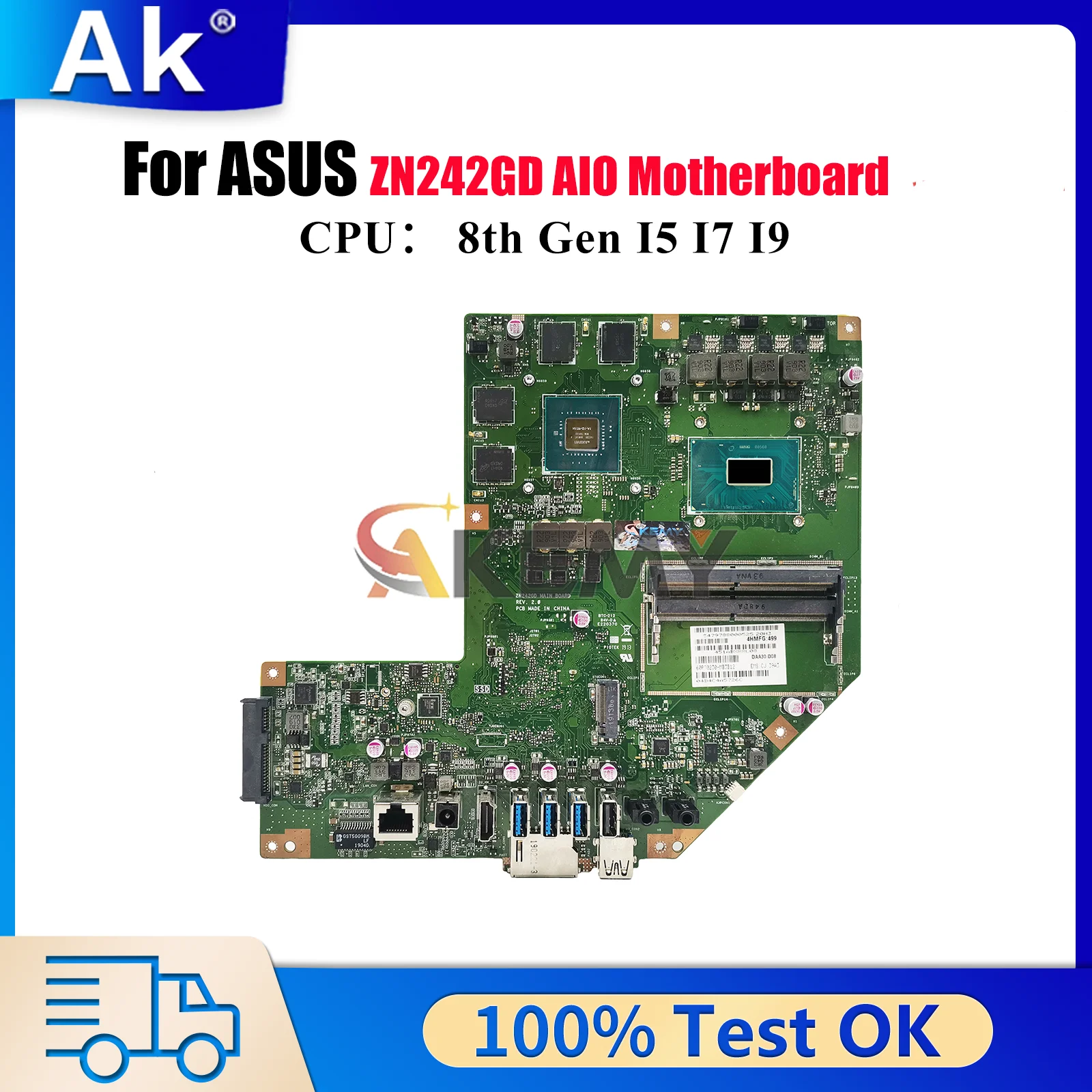 ZN242GD Motherboard For ASUS Zen AiO ZN242G ZN242GD Mainboard With I5 I7 I9 CPU 100% tests OK fast shipping stk
ZN242GD Motherboard For ASUS Zen AiO ZN242G ZN242GD Mainboard With I5 I7 I9 CPU 100% tests OK fast shipping stk