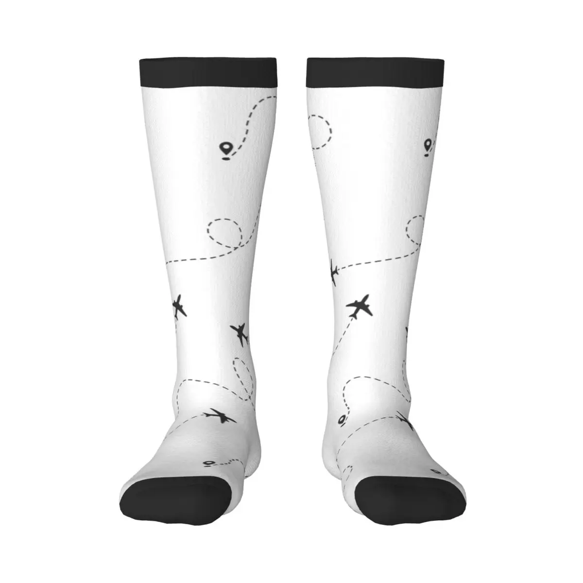 1 Pack Airplane Dotted Flight Line Over-knee Long Socks Middle High School Socks
1 Pack Airplane Dotted Flight Line Over-knee Long Socks Middle High School Socks