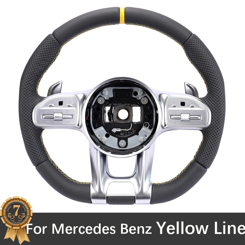 For Mercedes Benz C/E / S -/G Class Yellow Line Semi Perforated Multifunction Steering Wheel Accessories Attachments
For Mercedes Benz C/E / S -/G Class Yellow Line Semi Perforated Multifunction Steering Wheel Accessories Attachments