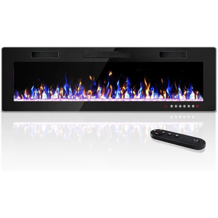 60-inch Recessed and Wall-Mounted Electric Fireplace for Living Room and Bedroom Heating 750W/1500W Adjustable Electric Firepla
60-inch Recessed and Wall-Mounted Electric Fireplace for Living Room and Bedroom Heating 750W/1500W Adjustable Electric Firepla