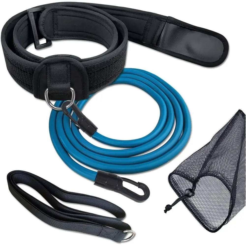 Adjustable Bungee Swim Belt with 2.2M Tether for Pool Training and Water Exercise
Adjustable Bungee Swim Belt with 2.2M Tether for Pool Training and Water Exercise