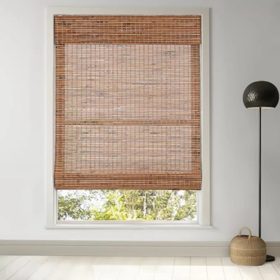 Cordless Bamboo Roman Shades for Windows, Light Filtering Natural Bamboo Blinds, Easy Lift Cordless Design for Living Room and
Cordless Bamboo Roman Shades for Windows, Light Filtering Natural Bamboo Blinds, Easy Lift Cordless Design for Living Room and