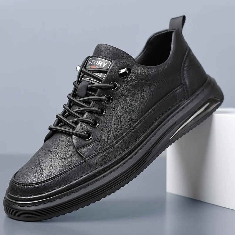 Men's Casual Shoes Spring Autumn Depressurized BreathableLacefree Leather Shoes Super Soft and Wear-resistant Men's Board Shoes
Men's Casual Shoes Spring Autumn Depressurized BreathableLacefree Leather Shoes Super Soft and Wear-resistant Men's Board Shoes