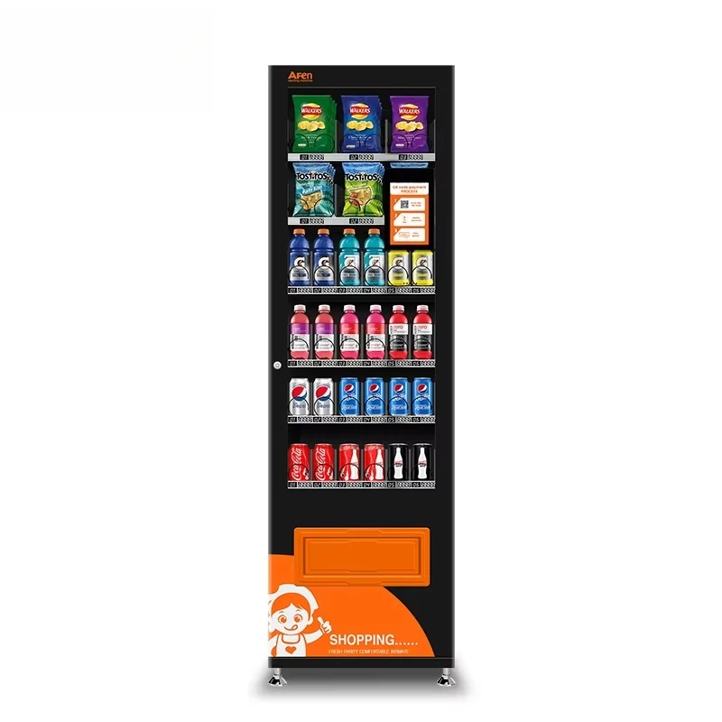 New Cashless Vending Machine Snack and QR Code Vending Machine Sale
New Cashless Vending Machine Snack and QR Code Vending Machine Sale