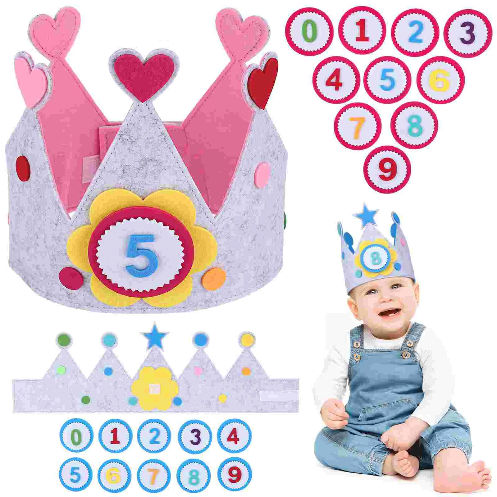 2 Sets Birthday Party Hats Birthday Crowns For Kids Birthday Party Hat Prop Holiday Hats For Girls Boys
2 Sets Birthday Party Hats Birthday Crowns For Kids Birthday Party Hat Prop Holiday Hats For Girls Boys