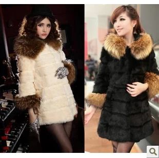 Trendy Rabbit Fur Jacket Women's Mid-Length Slim Fit Korean Style Fashionable Outerwear Autumn Winter New Arrival
Trendy Rabbit Fur Jacket Women's Mid-Length Slim Fit Korean Style Fashionable Outerwear Autumn Winter New Arrival