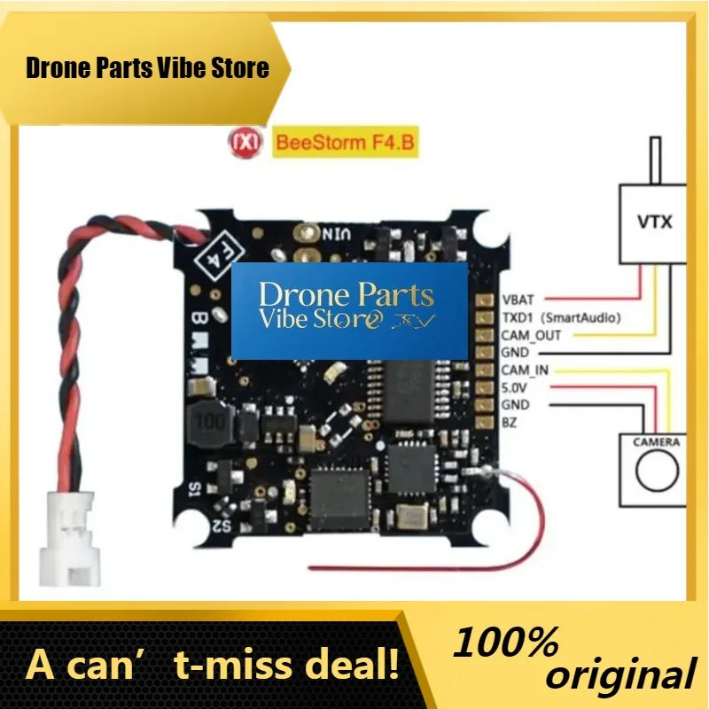 DronePOversky Inductrix F4 EVO Brushed Flight Control Board BeeStorm FC Built-in BetaFlight OSD For Eachine Indoor FPV DSMX
DronePOversky Inductrix F4 EVO Brushed Flight Control Board BeeStorm FC Built-in BetaFlight OSD For Eachine Indoor FPV DSMX
