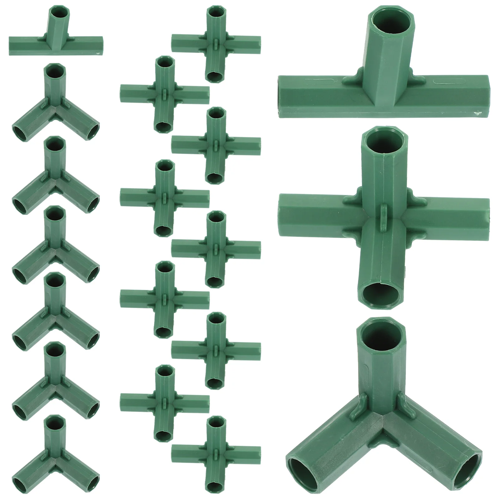 20 Pcs Three-way and Four-way Connector Gardening Frame Joints Stake Connectors Plant Stakes Plastic
20 Pcs Three-way and Four-way Connector Gardening Frame Joints Stake Connectors Plant Stakes Plastic