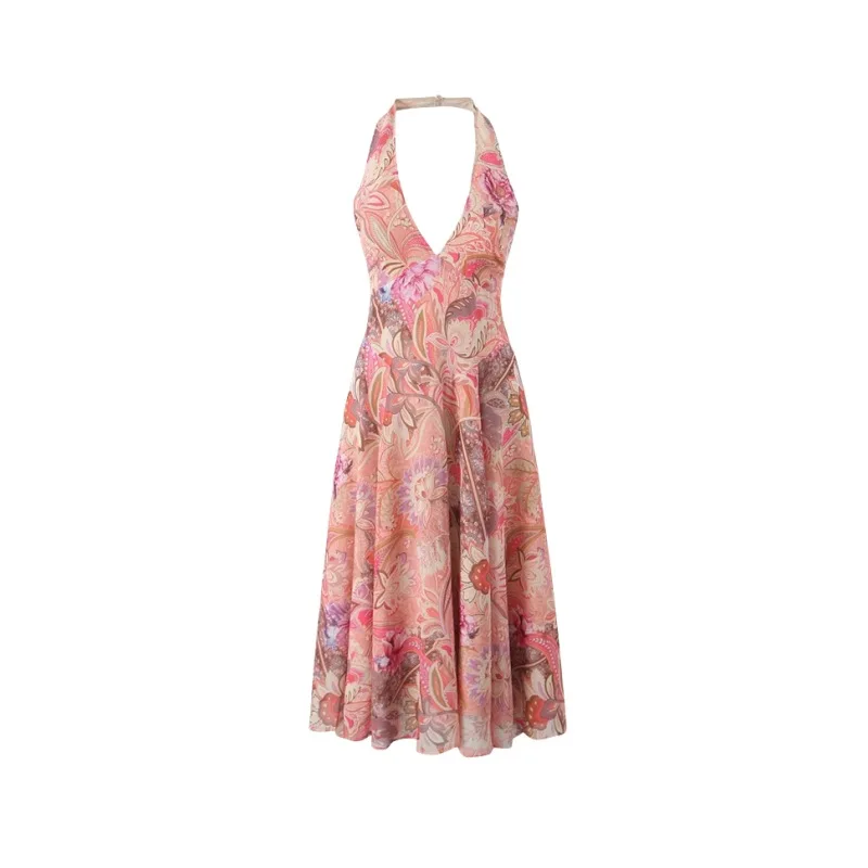 Women Dareen Floral Halter Midi Dress
Women Dareen Floral Halter Midi Dress