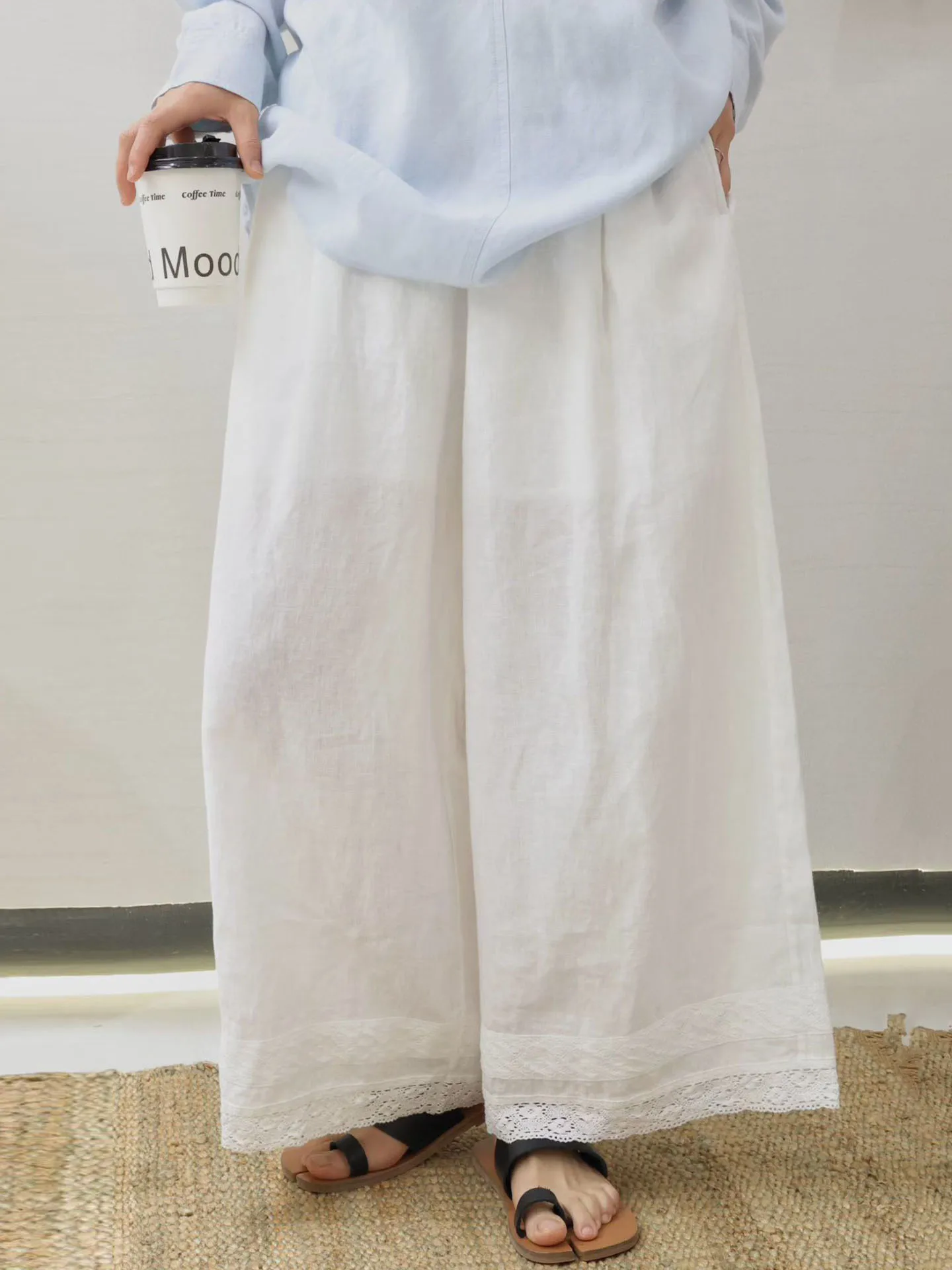 Spring Summer 2026 New Style Loose Fit Linen Lace Trim Straight Leg Pants Breathable Comfortable Japanese Style Wide Leg Trou...
Spring Summer 2026 New Style Loose Fit Linen Lace Trim Straight Leg Pants Breathable Comfortable Japanese Style Wide Leg Trou...
