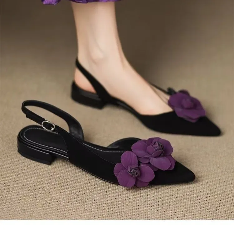 Fashionable Low-Heel Peep-Toe Sandals 2026 Summer New Stunning Pointed 3D Floral Hollow Thin-Heel Shoes
Fashionable Low-Heel Peep-Toe Sandals 2026 Summer New Stunning Pointed 3D Floral Hollow Thin-Heel Shoes